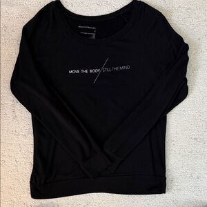 good hYOUman Black Crewneck Sweatshirt